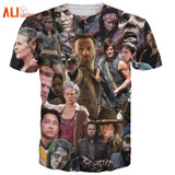 Alisister Funny The Walking Dead T-Shirt Men Women Rick Grimes Carl Daryl Michonne Zombies 3d Tee Tops Summer Style T Shirt Alisister Funny The Walking Dead T-Shirt Men Women Rick Grimes Carl Daryl Michonne Zombies 3d Tee Tops Summer Style T Shirt