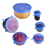 Reusable Food Silicone Stretch 6 Pcs