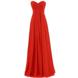 ALIMIDA 2017 New Fashion Strapless Evening Dress Long Chiffon Wedding Party Dress Criss-Cross robe de soiree Custom Size ALIMIDA 2017 New Fashion Strapless Evening Dress Long Chiffon Wedding Party Dress Criss-Cross robe de soiree Custom Size
