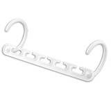8pcs Clothes Hanger Rack Portable Plastic Clothing Hook Magic Closet Organizer