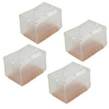 8pcs Chair Leg Caps Feet Pads Furniture Table Covers Wood Floor Protectors