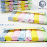 8Pcs Baby Infant Newborn Kids Bath Towel Washcloths Bathing Feeding Wipe Cloth Baby Wash Cloth Soft Baby Care Comfortable Wipes