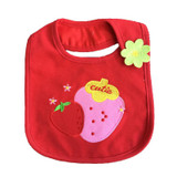 8pc/lot Hot Cotton Baby Bibs Infant Embroidered Saliva Towels Baby Burp Cloths Funny Baby Waterproof Bib