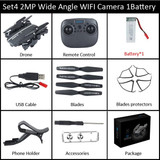 8807W Foldable Drone with Camera 2MP Wide Angle WIFI FPV Altitude Hold G-sensor RC Dron Quadcopter Helicopter VS Xs809W