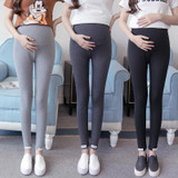 8802# New Elastic Waist Skinny Maternity Legging 2017 Spring Summer Clothes For Pregnant Women Stretch Belly Pregnancy Clothing