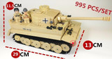 82011 995pcs Century Military Building Block German King Tiger Tank Model bricks Eduction Toy Compatible legoes gift kid set boy
