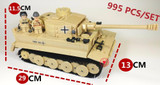 82011 995pcs Century Military Building Block German King Tiger Tank Model bricks Eduction Toy Compatible legoes gift kid set boy