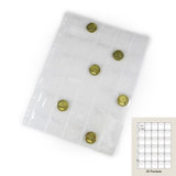 810485 35mm*35mm 30pockets,PCCB-MINGT J3.0 ALBUM BINDER INSERT PAGE SHEETS[9-HOLE Standard],20pcs/lot ,Free Shipping