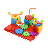 81 pcs Electric Magic Gears Building Blocks 3D DIY Plastic Funny Educational Mosaic Toys For Children Kids toys hobbies