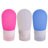80ml Portable Mini Silicone Traveler Packing Bottle Refillable Storage Press Bottles For Shampoo Bath Lotion QB674493