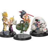 8-17cm Son Goku Bulma Motorcycle Gohan Shenron PVC Action Figures Dragon Ball Z Fantastic Arts Collection Model Dolls Brinqudoes