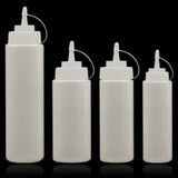 8,12,16,24oz New Kitchen Plastic Squeeze Bottle Condiment Dispenser For Sauce Vinegar Oil Salad Ketchup Mustard Cruet