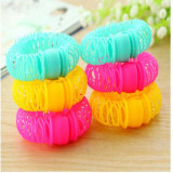 8 pcs/set New Hair Styling Roller Hairdress Magic Bendy Curler Spiral Curls DIY Tool Small size 6.5 cm Hair Accessories