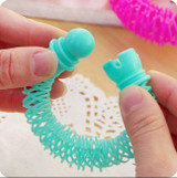 8 pcs/set New Hair Styling Roller Hairdress Magic Bendy Curler Spiral Curls DIY Tool Small size 6.5 cm Hair Accessories