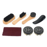 8 Pcs/Set Pro Shoes Care Kit Portable For Boots Sneakers Cleaning Set Brush Shine Polishing Tool For Leather Shoes