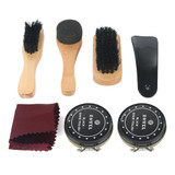 8 Pcs/Set Pro Shoes Care Kit Portable For Boots Sneakers Cleaning Set Brush Shine Polishing Tool For Leather Shoes