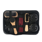 8 Pcs/Set Pro Shoes Care Kit Portable For Boots Sneakers Cleaning Set Brush Shine Polishing Tool For Leather Shoes