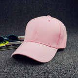 New adjustable solid color twill cotton canvas strapback baseball cap women men unisex  sun hat bone gorras hot sale