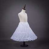 New A-line 3 Hoops Children Kid Dress Bridal Petticoat Crinoline Underskirt Wedding Accessories For Flower Girl Dress