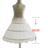 New A-line 3 Hoops Children Kid Dress Bridal Petticoat Crinoline Underskirt Wedding Accessories For Flower Girl Dress