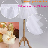New A-line 3 Hoops Children Kid Dress Bridal Petticoat Crinoline Underskirt Wedding Accessories For Flower Girl Dress