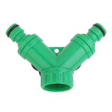 New 9.5 cm Garden 2-Way Adapter Y Tap Connector Fitting Switch for Irrigation Hose Pipe Garden Agriculture Self Watering System