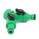 New 9.5 cm Garden 2-Way Adapter Y Tap Connector Fitting Switch for Irrigation Hose Pipe Garden Agriculture Self Watering System