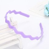 New 9 Color Korean Girl Head Bands Hoop Candy Headbands Wavy Plastic Headwear Hairbands Hair Accessories For Women Freeshipping New 9 Color Korean Girl Head Bands Hoop Candy Headbands Wavy Plastic Headwear Hairbands Hair Accessories For Women Freeshipping