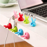 New 6 x Cable Clip Desk Tidy Wire Drop Lead USB Charger Cord Holder Secure Table jan18 Extraordinary
