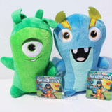 New 4pcs/lot 6"15cm Slugterra Plush Toys Stuffed Dolls For Children Gift With Tag Free Shipping