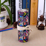 New 48 Holes Canvas Wrap Roll Up Pencil Bag Pen Case Holder Storage Pouch Alloggiamento Della Spazzola Logement Brush Hot