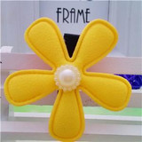 New 4 colors 5cm Floral Hairpins Cute Headwear Flower Clip Baby Hair Clips Children Hair Accessories Girls Floral Hair Clip