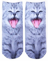 New 3D Printed Cotton Skeleton socks Bone short Women socks Terror novelty socks Animal cat Cute funny Low Cut Ankle Socks men