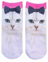 New 3D Printed Cotton Skeleton socks Bone short Women socks Terror novelty socks Animal cat Cute funny Low Cut Ankle Socks men