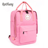 New 2017 Women Casual Canvas Backpack Candy Color Waterproof Backpack School Bags For Teenagers Girls mochila feminina A310