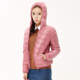 New 2017 Winter Two Side Women 90% White Duck Down Jacket Women's Hooded Ultra Light Down Jackets Warm Winter Coat Parkas New 2017 Winter Two Side Women 90% White Duck Down Jacket Women's Hooded Ultra Light Down Jackets Warm Winter Coat Parkas