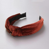 New 2017 Winter Girls Colorful Nylon Velvet Knot Headband Hair Holder Ornament Children Hairband Hair Accessories Kids Hair Band
