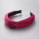 New 2017 Winter Girls Colorful Nylon Velvet Knot Headband Hair Holder Ornament Children Hairband Hair Accessories Kids Hair Band
