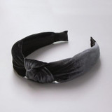 New 2017 Winter Girls Colorful Nylon Velvet Knot Headband Hair Holder Ornament Children Hairband Hair Accessories Kids Hair Band