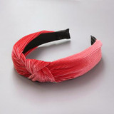 New 2017 Winter Girls Colorful Nylon Velvet Knot Headband Hair Holder Ornament Children Hairband Hair Accessories Kids Hair Band