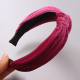 New 2017 Winter Girls Colorful Nylon Velvet Knot Headband Hair Holder Ornament Children Hairband Hair Accessories Kids Hair Band