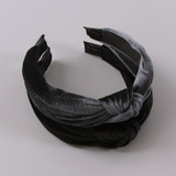 New 2017 Winter Girls Colorful Nylon Velvet Knot Headband Hair Holder Ornament Children Hairband Hair Accessories Kids Hair Band