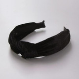 New 2017 Winter Girls Colorful Nylon Velvet Knot Headband Hair Holder Ornament Children Hairband Hair Accessories Kids Hair Band