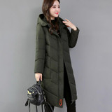 New 2017 Winter Down Coat Women Parkas Thickening Female Warm Outwear Long Warm Jacket Windbreak High Quality M-2XL