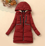 New 2017 Winter Coat Women Thickening Wadded Jacket Parkas Female Outerwear Casual Down Cotton Wadded Coat CD154