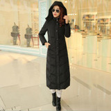 New 2017 Winter Coat 90% White Duck Down Women Outwear Hooded Thicken Casual Slim Long Down Jacket Women Parkas Plus Size 4XL
