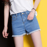 New 2017 Summer Women High Waist Short Jeans Flower Embroidery Pockets Denim Short Vintage Casual Shorts New 2017 Summer Women High Waist Short Jeans Flower Embroidery Pockets Denim Short Vintage Casual Shorts