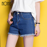 New 2017 Summer Women High Waist Short Jeans Flower Embroidery Pockets Denim Short Vintage Casual Shorts New 2017 Summer Women High Waist Short Jeans Flower Embroidery Pockets Denim Short Vintage Casual Shorts