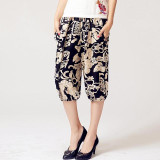 New 2017 Summer Women Casual Knee-Length Pants Female Women Pants Short Trousers Plus size  harem pants
