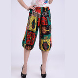 New 2017 Summer Women Casual Knee-Length Pants Female Women Pants Short Trousers Plus size  harem pants